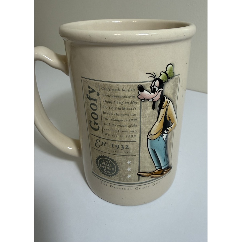 3-D Goofy Mug The Original Goofy Guy! Authentic Original Disney Theme Parks
